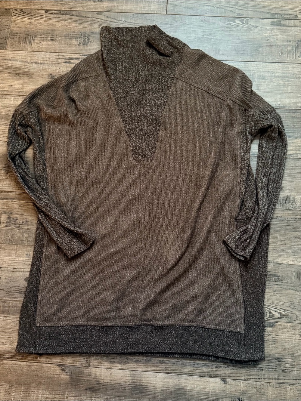 Daily Practice brown  Knit Sweater tunic